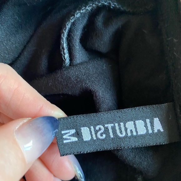 Disturbia Addams Dress in black and white - Picture 6 of 6